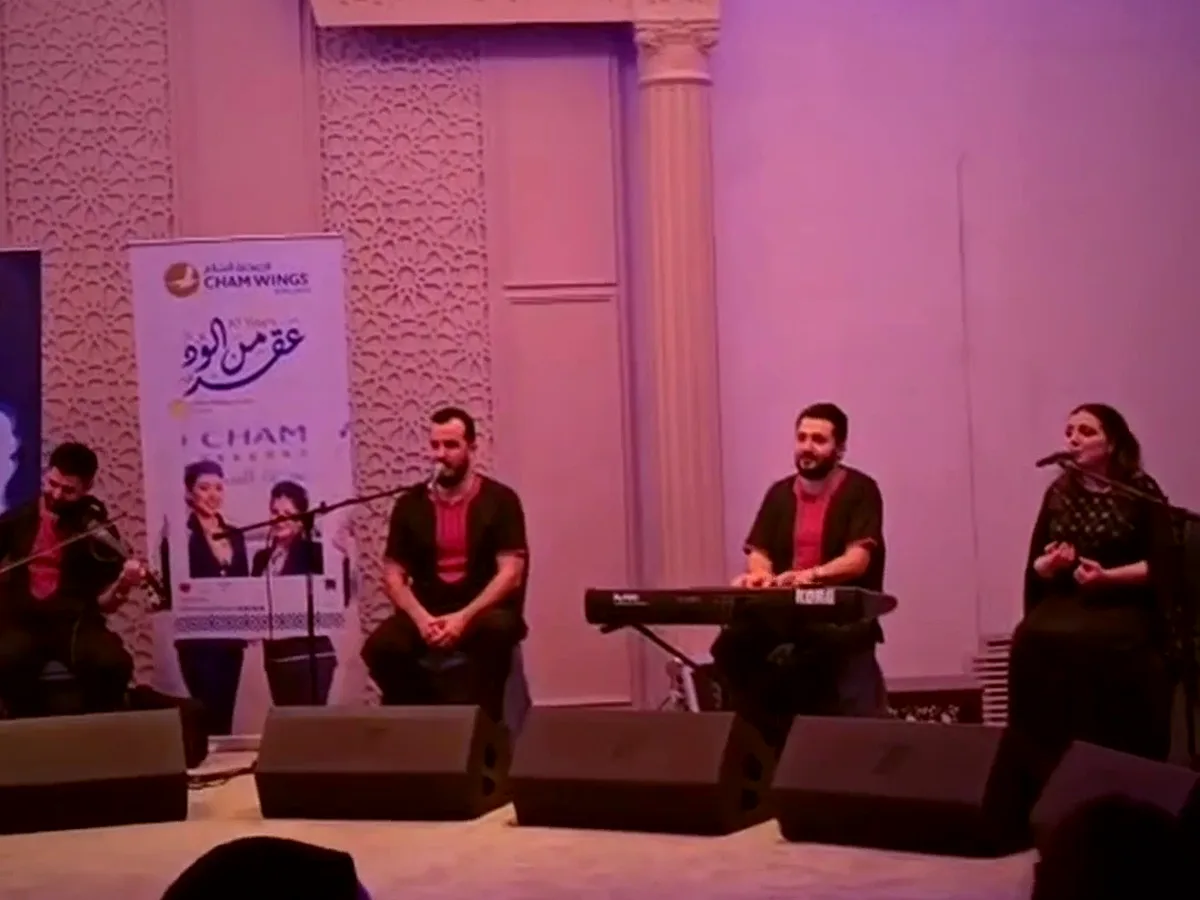 Live band on stage