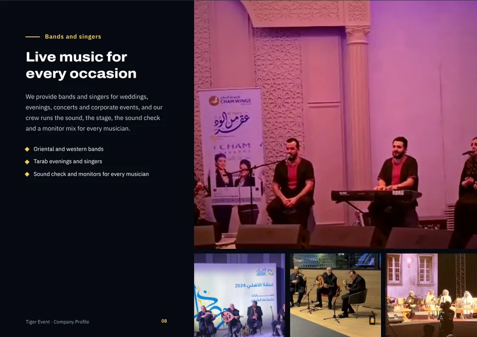 Company profile page 8