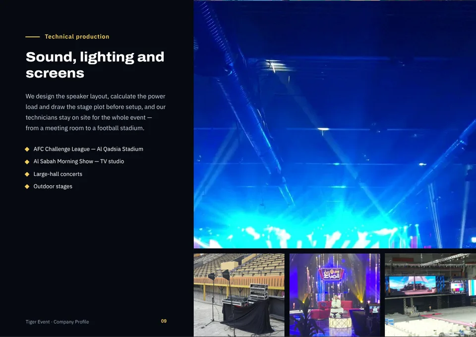 Company profile page 9